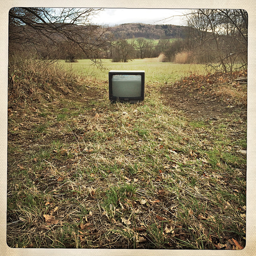 Fernseher auf Abwegen