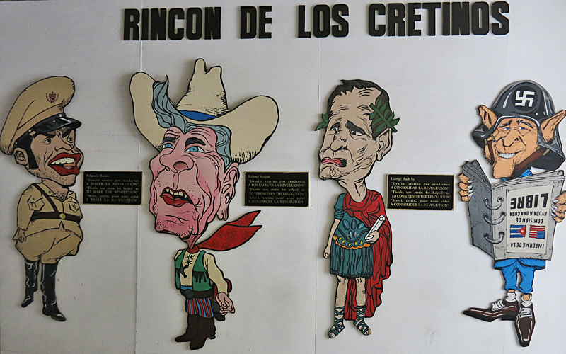 Sei kein Kretin, fahr ordentlich Auto in Kuba. 