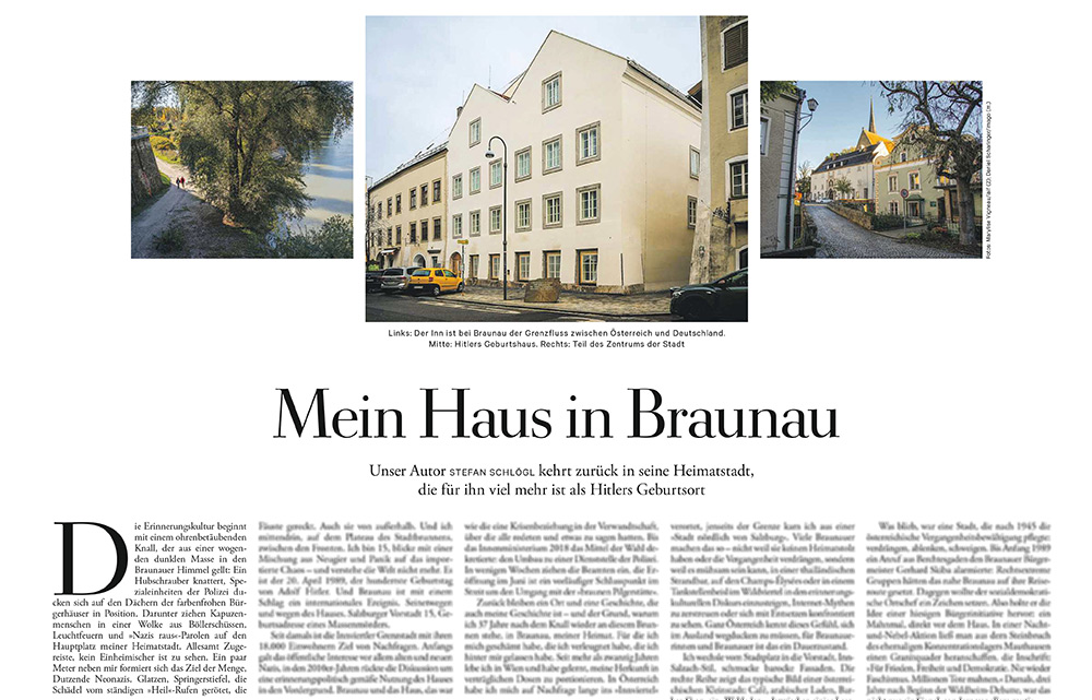 Braunau, Reportage, Die Zeit, Schlögl